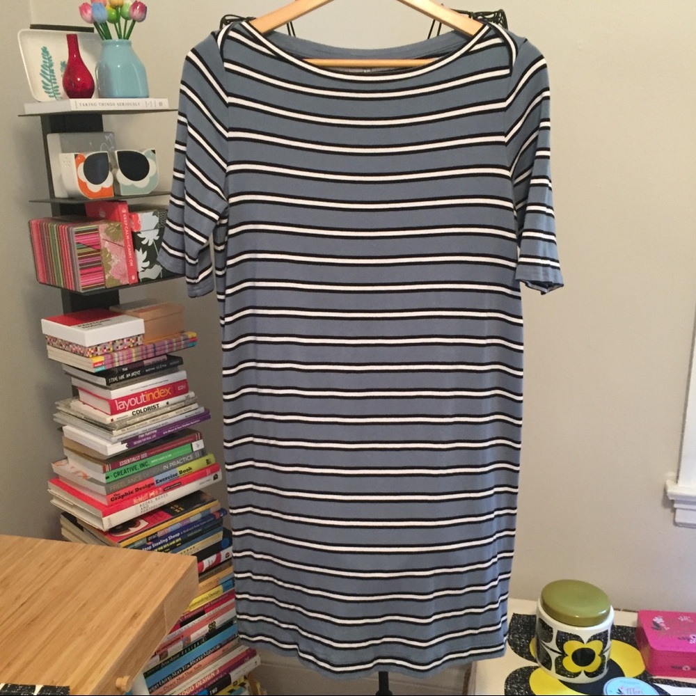 LOU & GREY STRIPE DRESS
